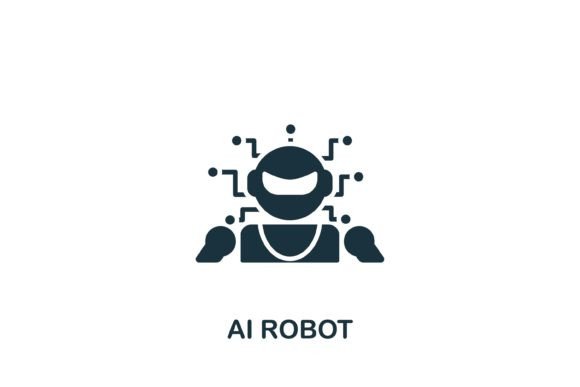 Ai Robot Icon Graphics for Digital Sellers