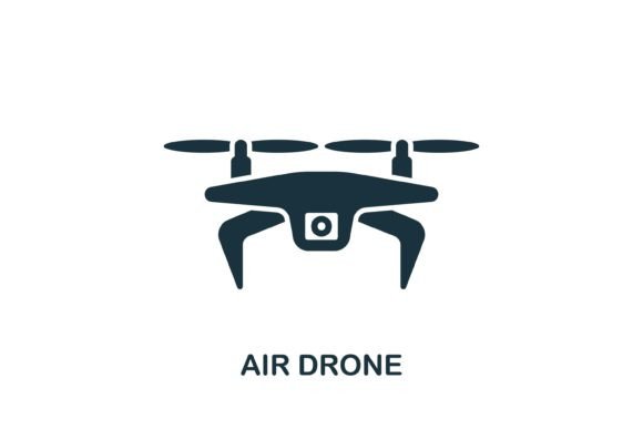 Air Drone Graphics for Modern Branding