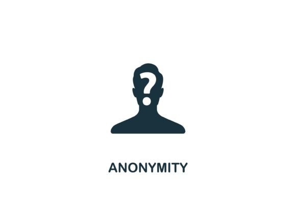 Anonymity Icon Graphics for Modern Branding