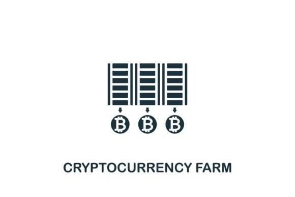 Cryptocurrency Farm Icon