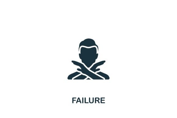 Failure Icon Graphics for Modern Web Design