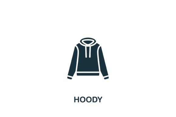 Hoody Icon: A Modern Graphic Design Asset for Content Publishers