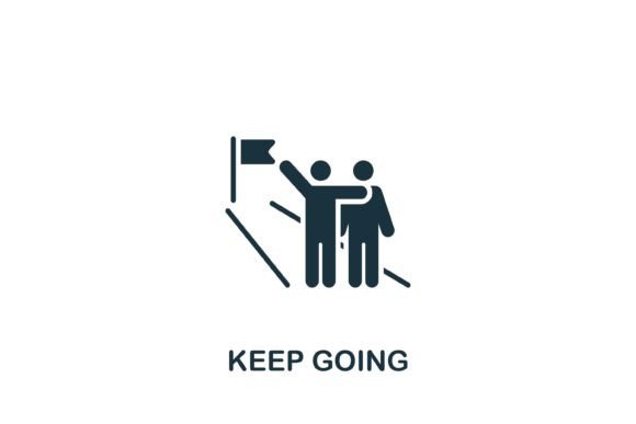 Keep Going Icon: A Graphic Designer’s Perspective