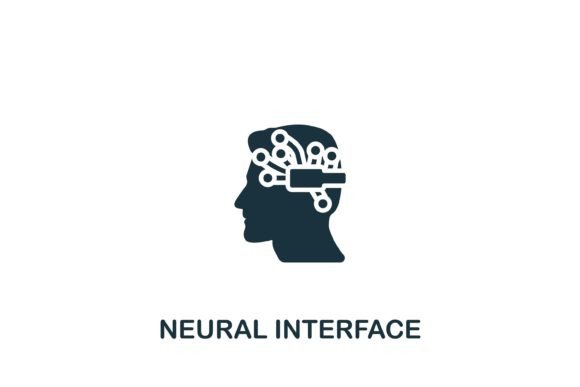 Neural Interface Icon Graphics for Digital Sellers