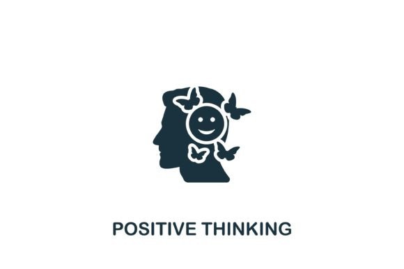 Positive Thinking Icon: A Graphic Designer’s Perspective