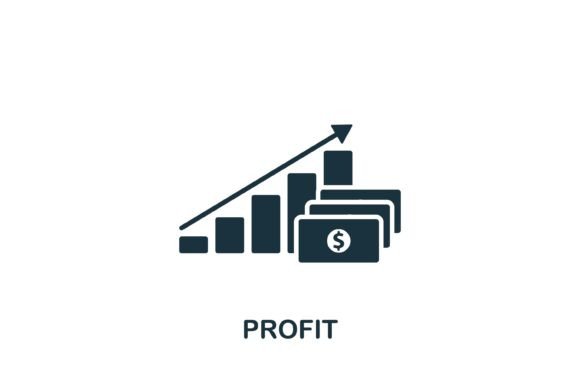 Profit Icon Graphics for Modern Web Design