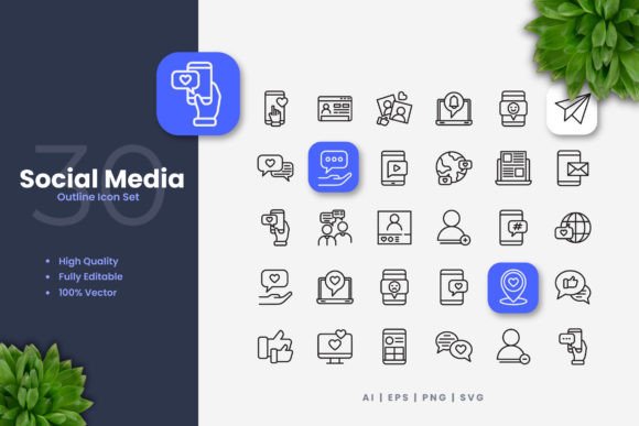 Simple Social Media Graphics