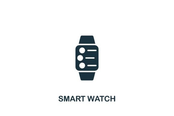 Smart Watch Icon Graphics for Digital Sellers