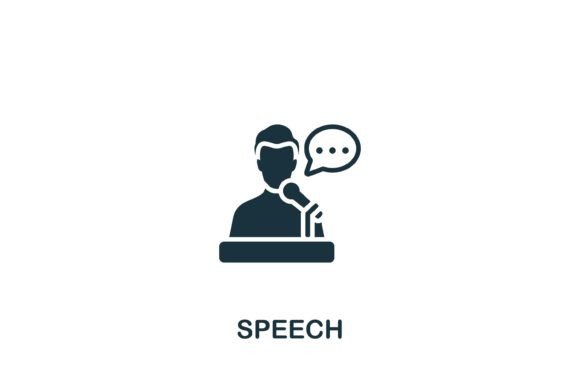 Speech Icon Graphics for Modern Web Design