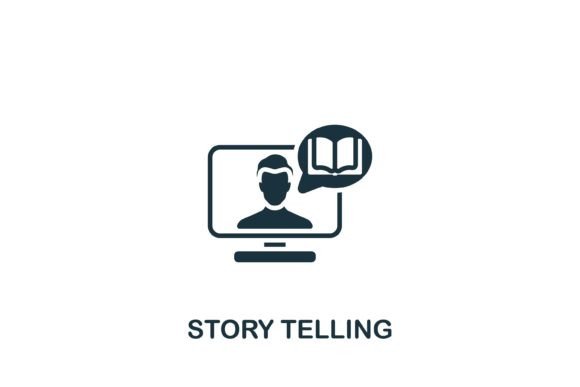 Story Telling Icon Graphics for Crafters