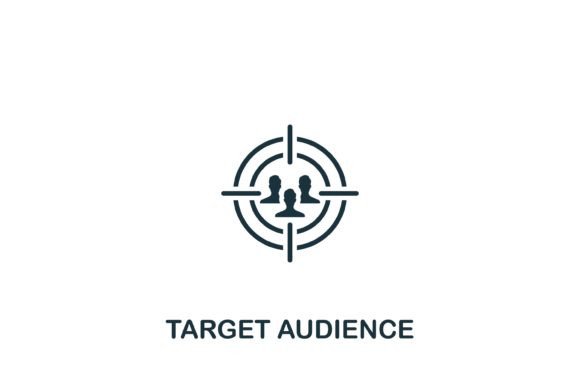 Target Audience Icon Enhances Visual Storytelling