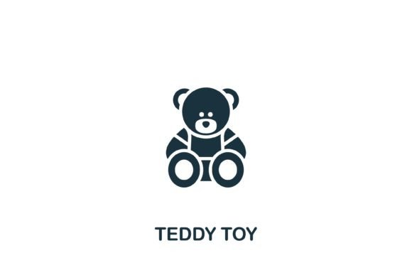 Teddy Toy Icon Graphics for Crafters